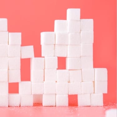 Image of a pile of sugar cubes